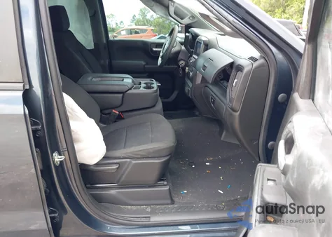 2021 Chevrolet Silverado 1500 2Wd Short Bed Custom z USA, uszkodzony, nr VIN 1GCPWBEKXMZ249605